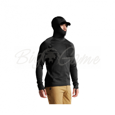 Термокофта SITKA Hvy Wt Hoody цвет Black фото 2