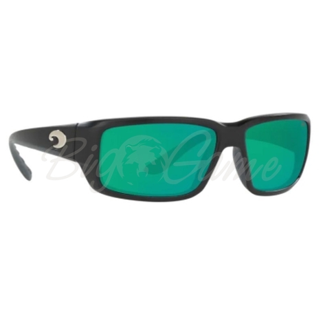 Очки поляризационные COSTA DEL MAR Fantail Pro 580G цв. Matte Black цв. ст. Green Mirror фото 1