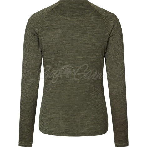 Термокофта SEELAND Active L/S T-Shirt Women цвет Pine green фото 3