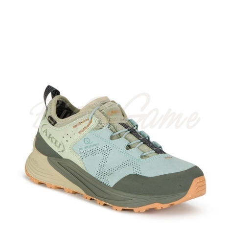 Кроссовки треккинговые AKU WS Omnia V-Light GTX цвет Light Blue / Light Green фото 1