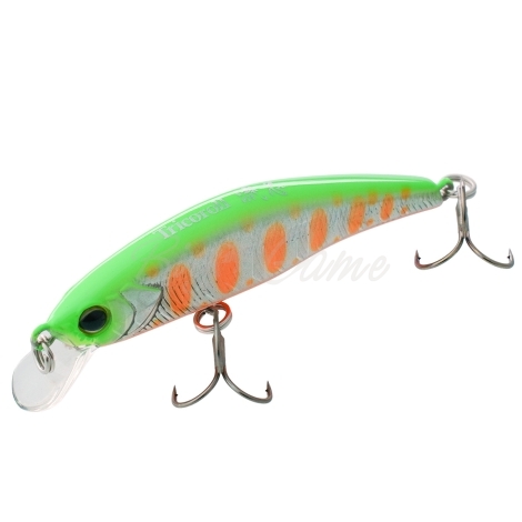 Воблер JACKALL TIMON Tricoroll Ryushin 53HW цв. lime yamame фото 1