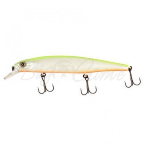 Воблер JACKALL Mag Squad 160SP цв. chartreuse back pearl фото 2