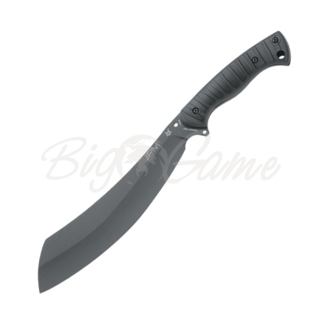 Нож с фиксированным клинком FOX KNIVES Jungle Parang сталь X50CrMoV 15 рукоять Термопластик GRN цв. Черный фото 1