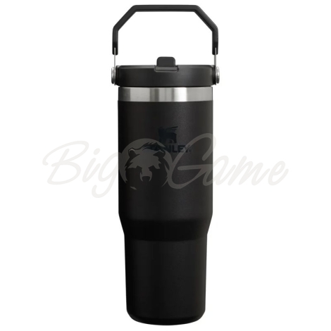 Термокружка STANLEY IceFlow Flip Straw Tumbler 0,89 л цвет черный фото 1