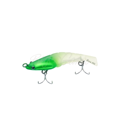 Воблер ZIP BAITS Zoea 49S код цв. 193  Matt Green Chart Lime фото 1