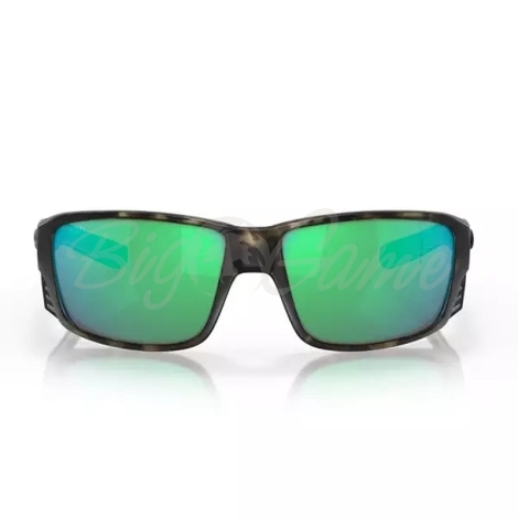 Очки поляризационные COSTA DEL MAR Tuna Alley Pro 580G цв. Matte Wetlands цв. ст. Green Mirror фото 2