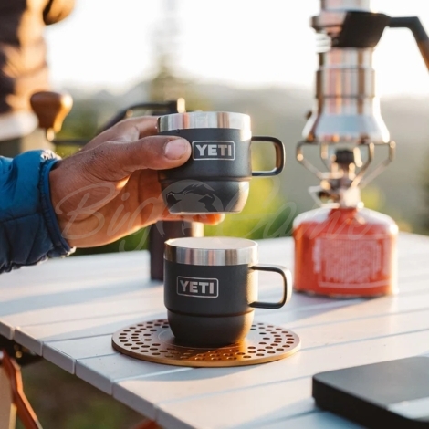 Набор кружек YETI Rambler Espresso Stackable Mug (2 шт.) 180 цвет Charcoal фото 7