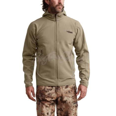 Толстовка SITKA Alpha Fleece Hooded Jacket цвет Buckskin фото 5