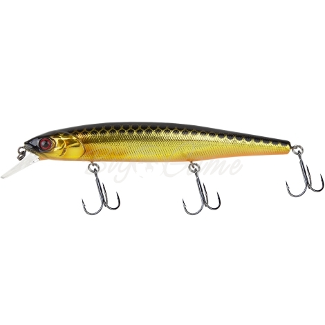 Воблер JACKALL Mag Squad 128 SP цв. hl gold & black фото 3