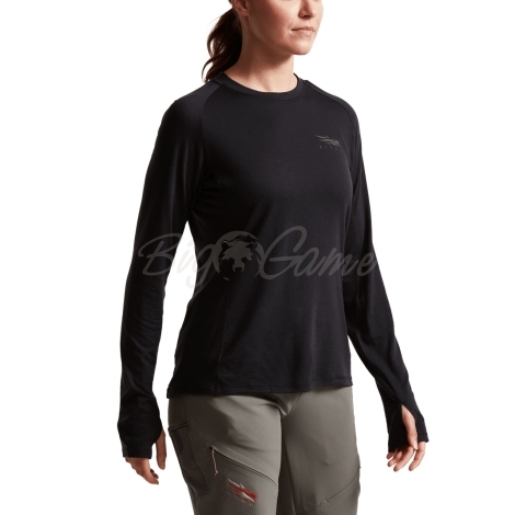Термокофта SITKA WS Core Merino 120 LS Crew цвет Black фото 4