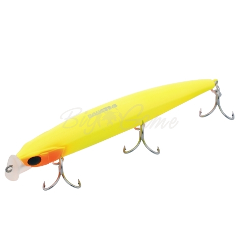 Воблер JACKALL Rada Minnow 114 цв. chartreuse & orange head фото 1